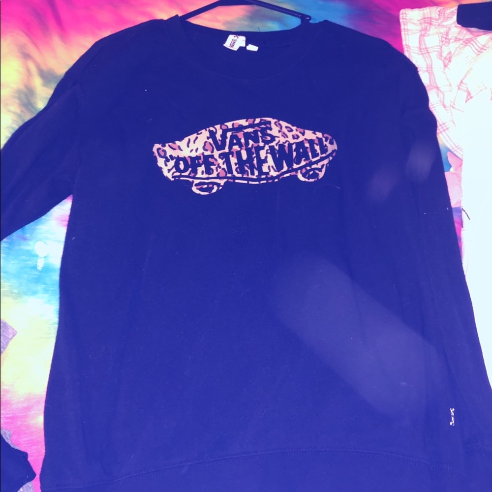Vans sweat shirt size xtra small